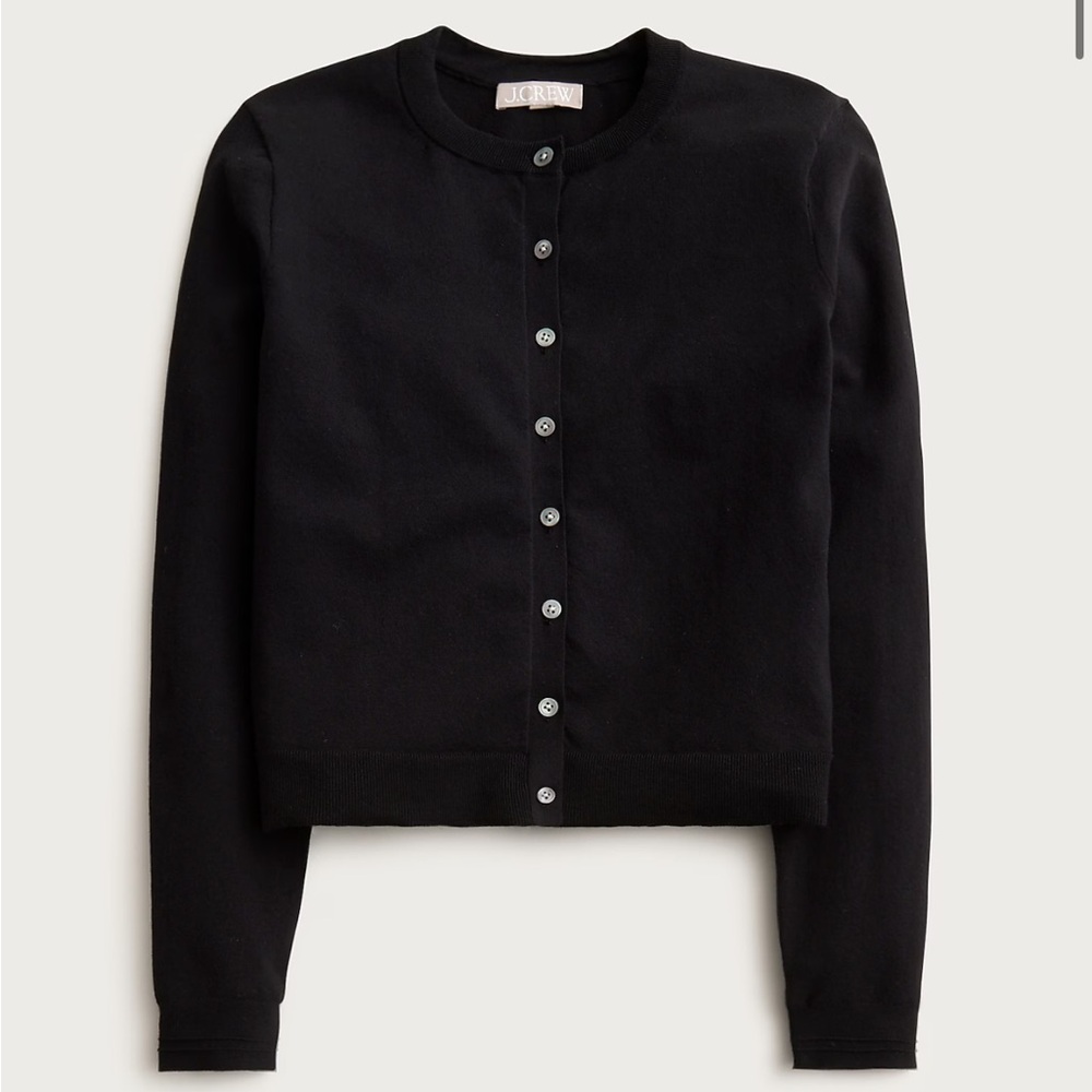 J crew New Jackie cardigan in premium ultra-fine cotton blend